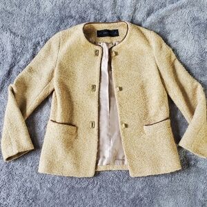 Zara Basic Tweed Blazer